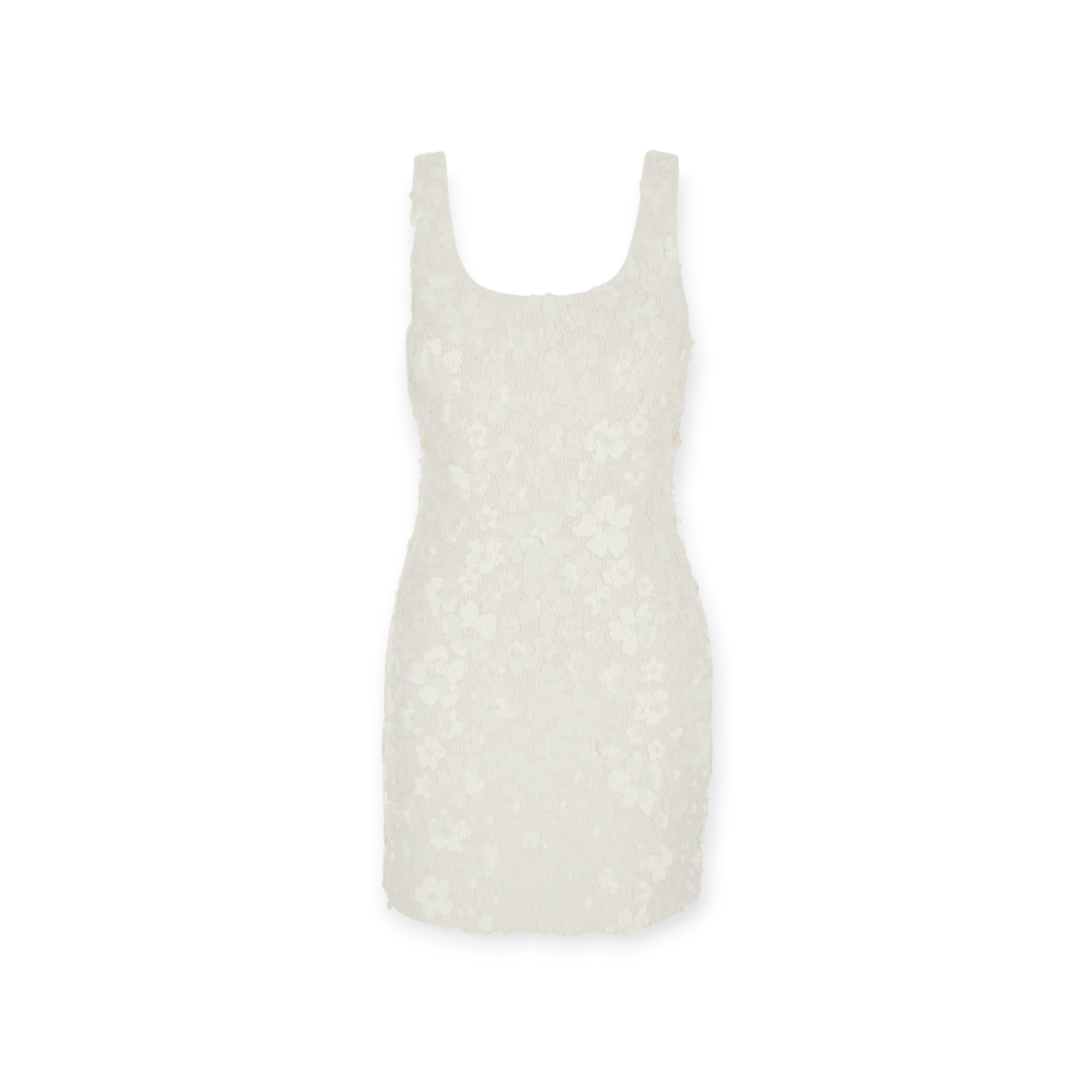 Floral Sequin Stretch Scuba Mini Dress